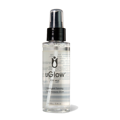 uGlow Tanning Water for men | Fake tan for men